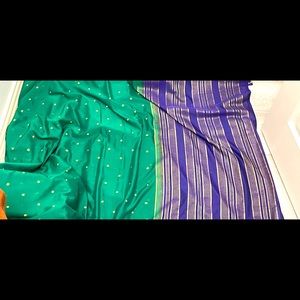 Beautiful Mysore silk crepe saree